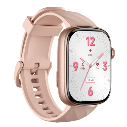 Smart Watch for Women, 1.95'' AMOLED Ultra-Clear Screen Activity Trackers with Heart Rate/Sleep/SpO2 Monitor, Smartwatch for iPhone/Samsung/Android