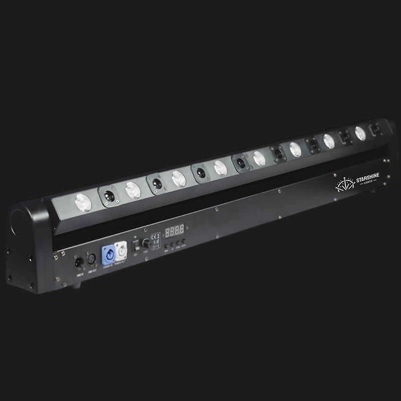 RGBW 8x8 LED Laser Bar Moving Head Light For DJ City Holiday Projector